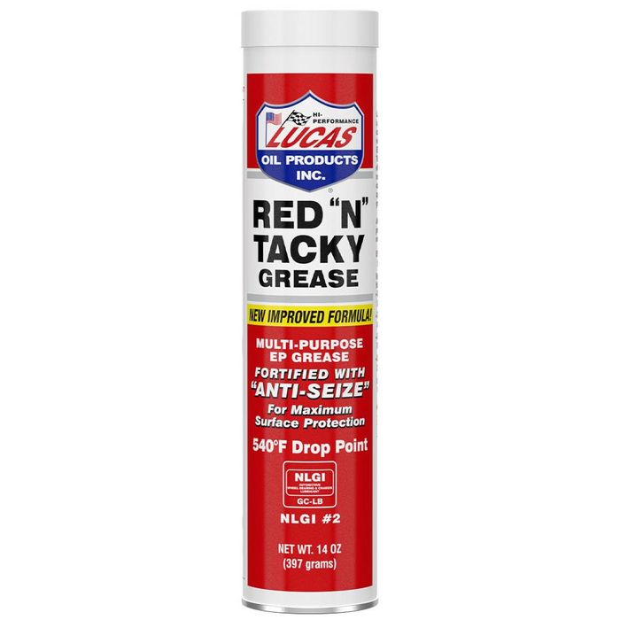 Lucas Oil Products Red N Tacky Grease 14Oz