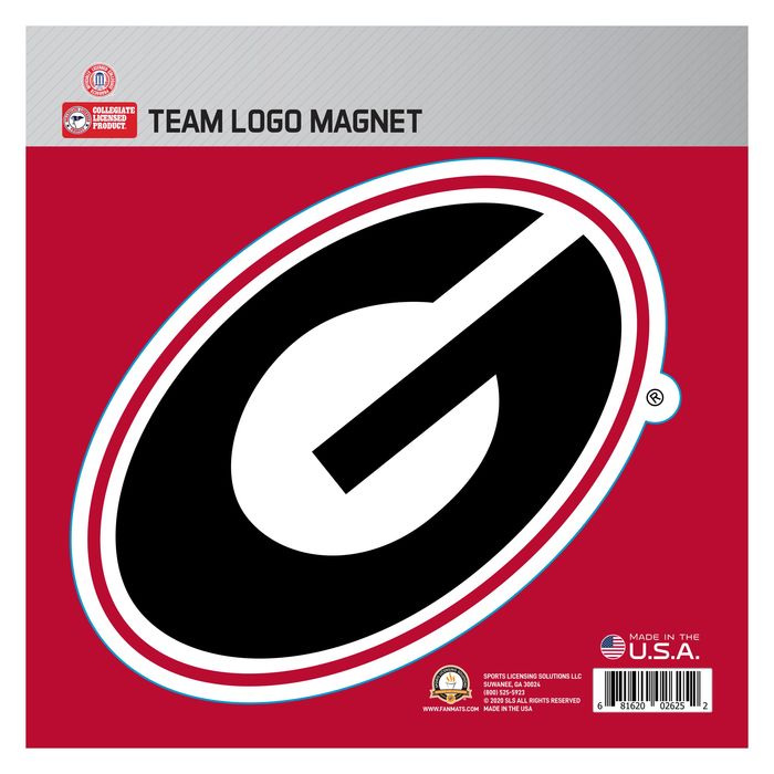 FANMATS 10in Georgia Bulldogs Large Team Logo Magnet