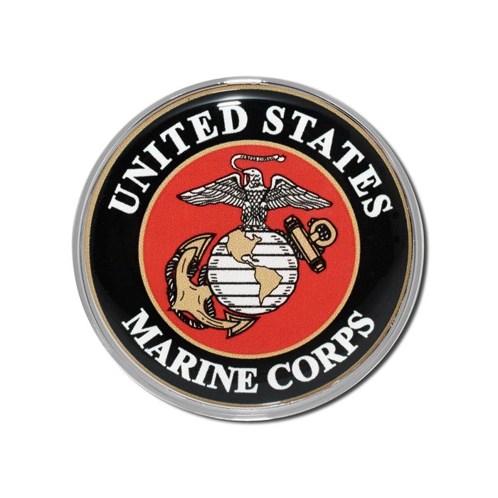 Electroplate Mini USMC Seal Emblem