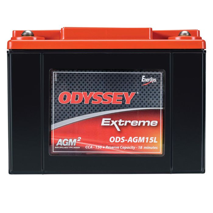 Odyssey Battery Extreme AGM Ready-to-Ride Power Sport Battery 150 CCA PC545