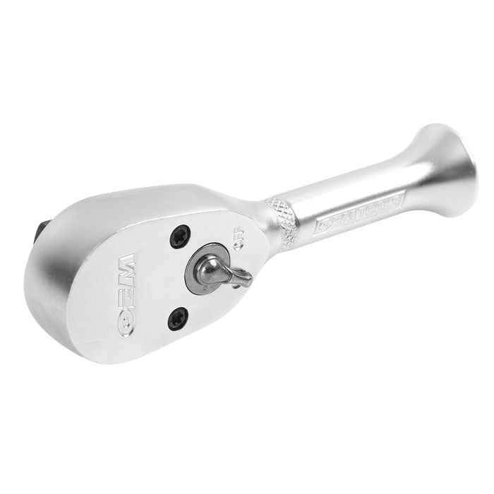 OEMTOOLS 3/8in Drive 4in Ratchet with Stubby Handle Ratchet