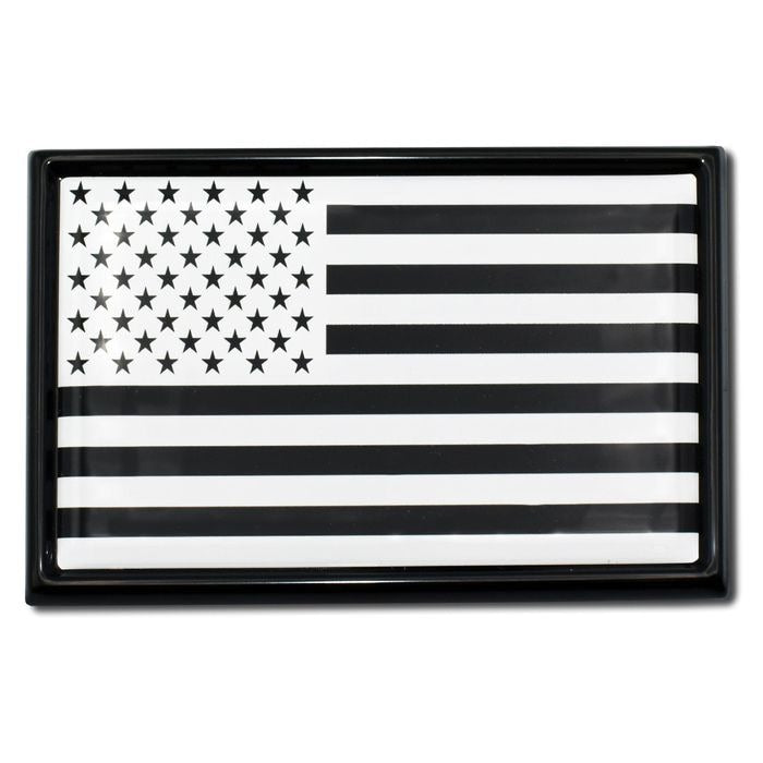 Elektroplate Chrome Inverted USA Flag Emblem