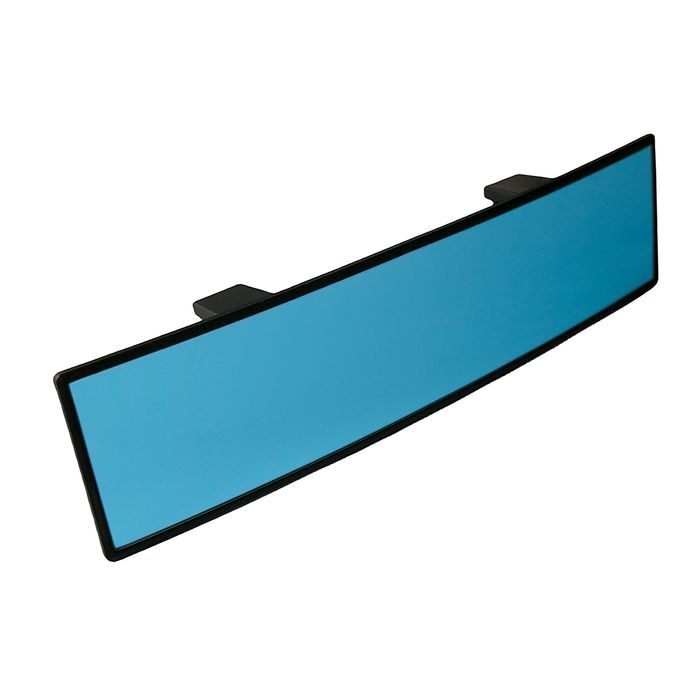 Nitro 4 X 4 Blue Antiglare Curved Clip on Rear View Mirror