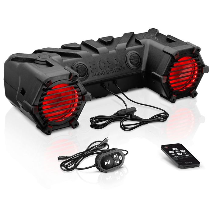 Boss Audio Systems ATV/UTV Dual 6 1/2in Offroad Speaker System with RGB LED