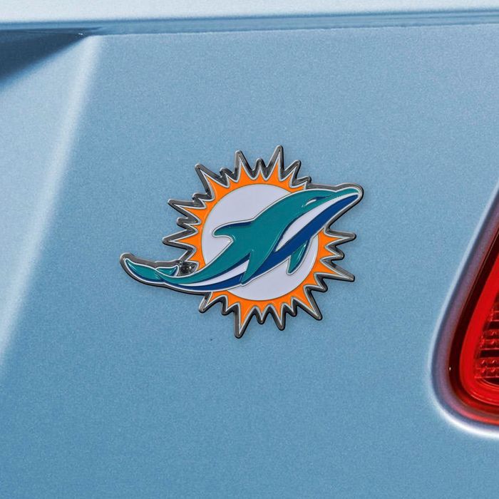 FANMATS Miami Dolphins 3D Color Metal Emblem