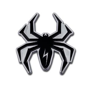 Electroplate Mini MetalHead Spider Emblem
