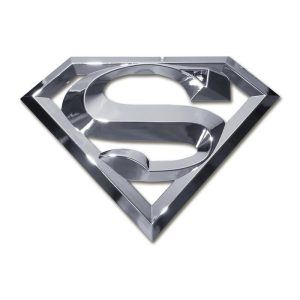 Electroplate Mini Superman Emblem