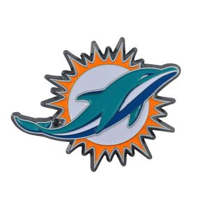FANMATS Miami Dolphins 3D Color Metal Emblem