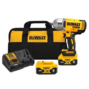 Dewalt 1/2in 20 Volt MAX XR Impact Wrench with Hog Ring Anvil Kit
