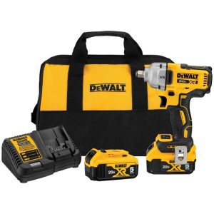 Dewalt 1/2in 20 Volt MAX Mid Range Impact Wrench with Hog Ring Kit