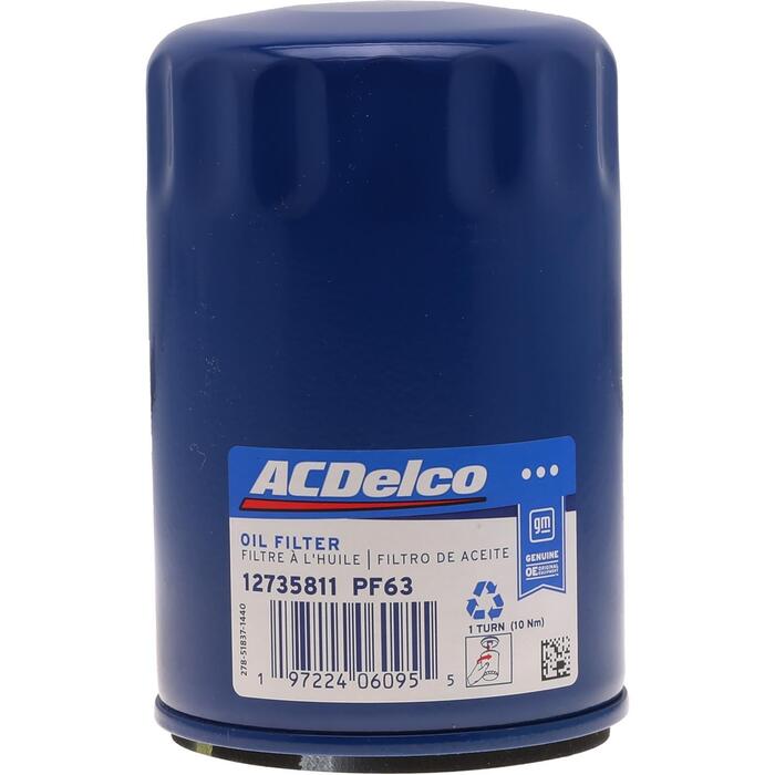 ACDelco GM Original Equipment Canister Engine Oil Filter PF63