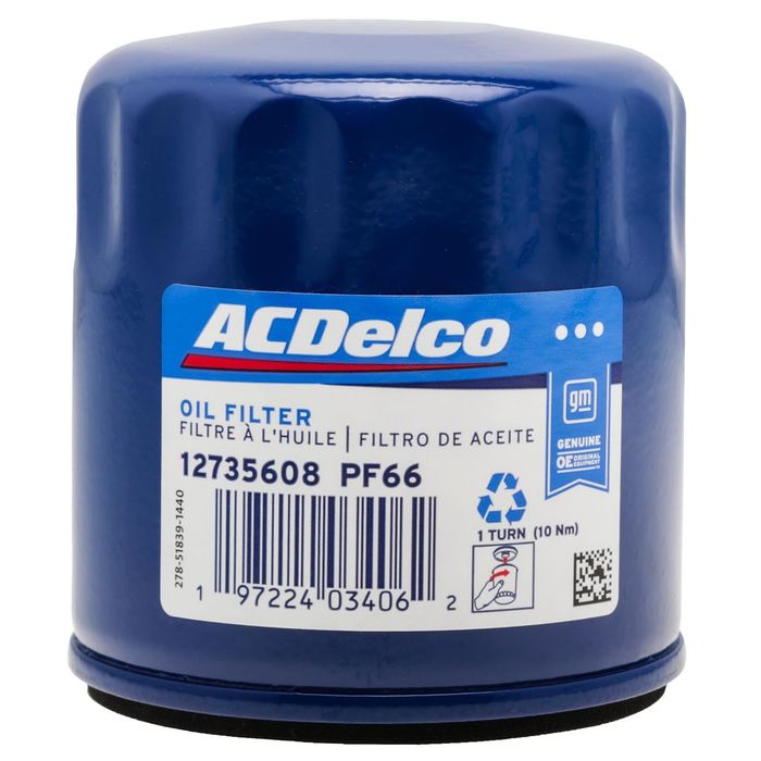 ACDelco GM Original Equipment Spin-On Engine Oil Filter PF66
