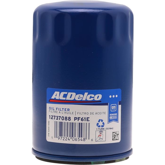ACDelco GM Original Equipment Spin On Engine Oil Filter PF61E