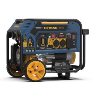 Firman Power Equipment 5,000/4,000 Watts Electric Start Gas, Wheel Kit CO Alert Technology, 50 ST CAN Tri Fuel Portable Generator