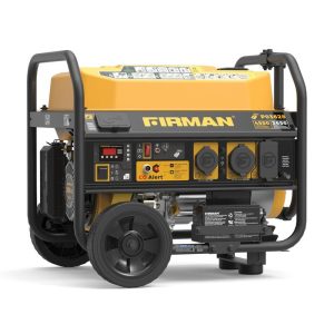 Firman Power Equipment 4550,3650 Watts Remote Start Gas Wheel Kit and CO Alert 50 ST Gas Portable Generator