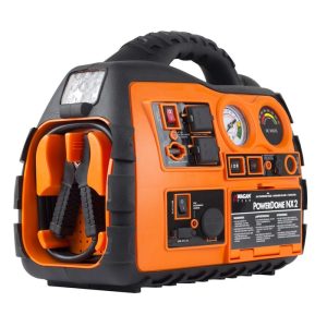 Wagan Power Dome NX2 Jump Starter, Bluetooth, Air Compressor, AC and DC, and an AM/FM Radio with Digital Tuner 2485-9