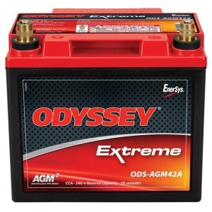 Odyssey Battery Extreme SAE Terminal AGM Ready-to-Ride Power Sport Battery 540 CCA PC1200LT