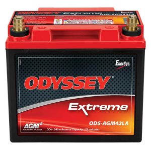 Odyssey Battery Extreme SAE Terminal AGM Ready-to-Ride Power Sport Battery 540 CCA PC1200T