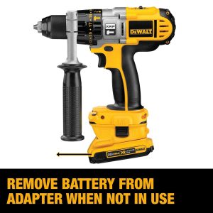 Dewalt 20 Volt MAX Battery Adapter Kit for 18 Volt Tools
