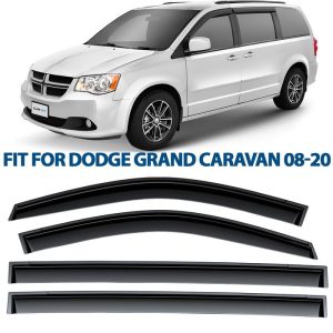 Clim Art Smoke Side Window Deflector 408089