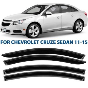 Clim Art Dark Smoke Side Window Deflector 411001