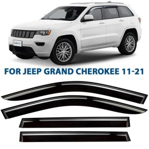 Clim Art Dark Smoke Side Window Deflector 410032