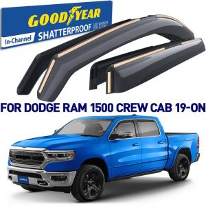 Goodyear Premium Smoke Side Window Deflector GY003413LP