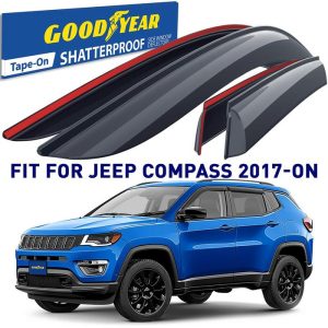 Goodyear Premium Smoke Side Window Deflector GY003246LP