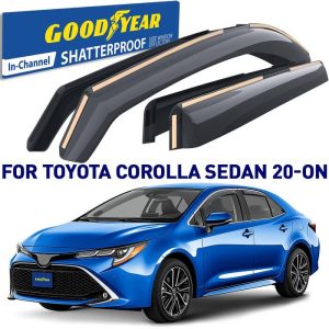 Goodyear Premium Smoke Side Window Deflector GY003451LP
