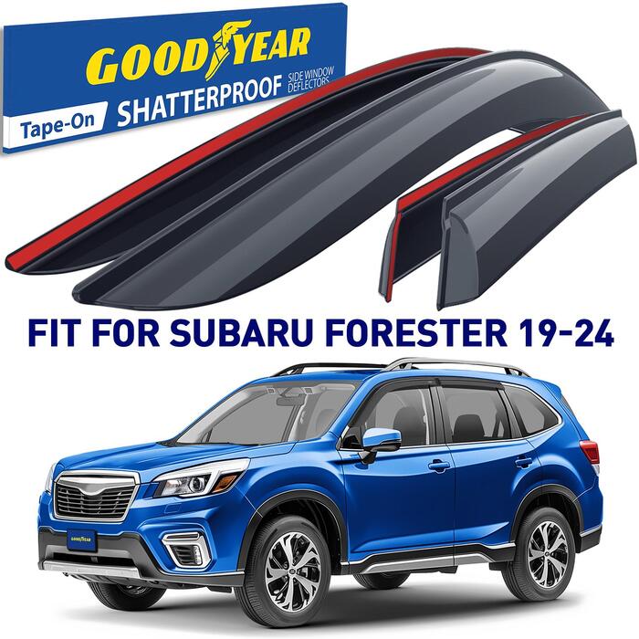 Goodyear Premium Smoke Side Window Deflector GY003148