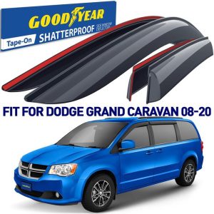 Goodyear Smoke Side Window Deflector GY003245LP