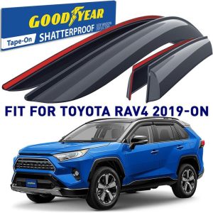 Goodyear Premium Smoke Side Window Deflector GY003197LP