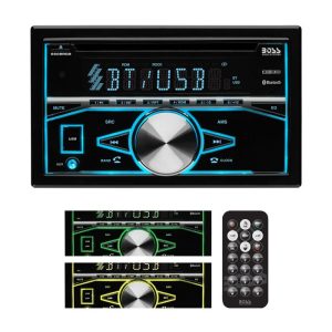 Boss Audio Elite Bluetooth, CD, USB, Multi Color Car Stereo