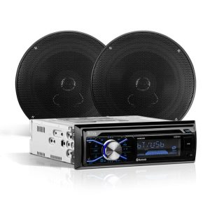 Boss Audio 6.5in Speakers Bluetooth/CD Car Stereo Package
