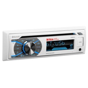 Boss Audio White AM/FM/CD Marine Receiver