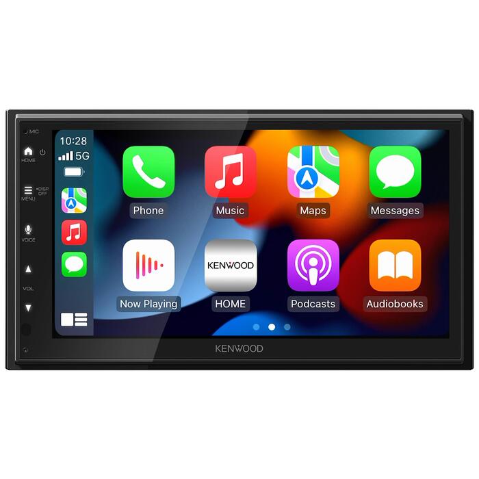 Kenwood Auto AV Receiver Mech-Less with 6.8in Screen and Short Chassis CarPlay and Android