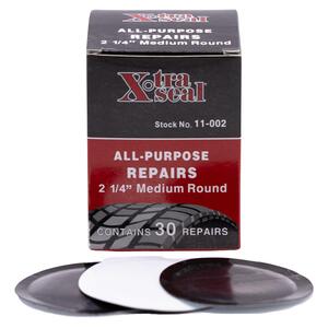 Xtraseal 2 1/4in Round Medium Tube Patch 30 Pack