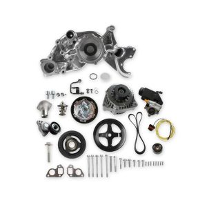Holley LS Mid-Mount Race Accessory Drive Kit with Water Pump/Alternator/PS Pump