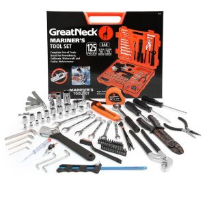 Great Neck Mariner's Tool Set, 125 Piece