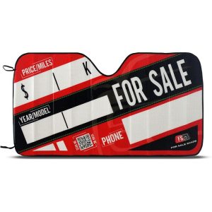Hitt Brands Dual Purpose for Sale Sign and Sunshade