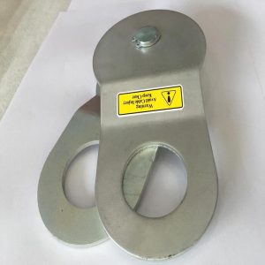 TrailFX 17,600lbs Maximum for Winches WA08B/W10B/W12B/WS10B, Zinc Plated Steel Snatch Block