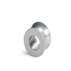 Factor 55 Silver Single Aluminum Winch Rope Roller for Use with 1/2in Diameter Synthetic Rope, .625 Pin Diameter