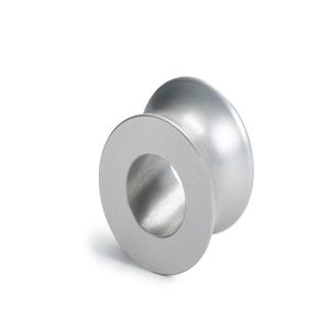 Factor 55 Silver Aluminum Single Winch Rope Roller for Use with 1/2in Diameter Synthetic Rope