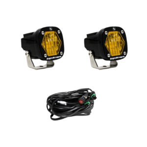 Baja Designs S1 LED Auxiliary Light Pods - Universal Fit with Wiring Harness, 2 LEDs